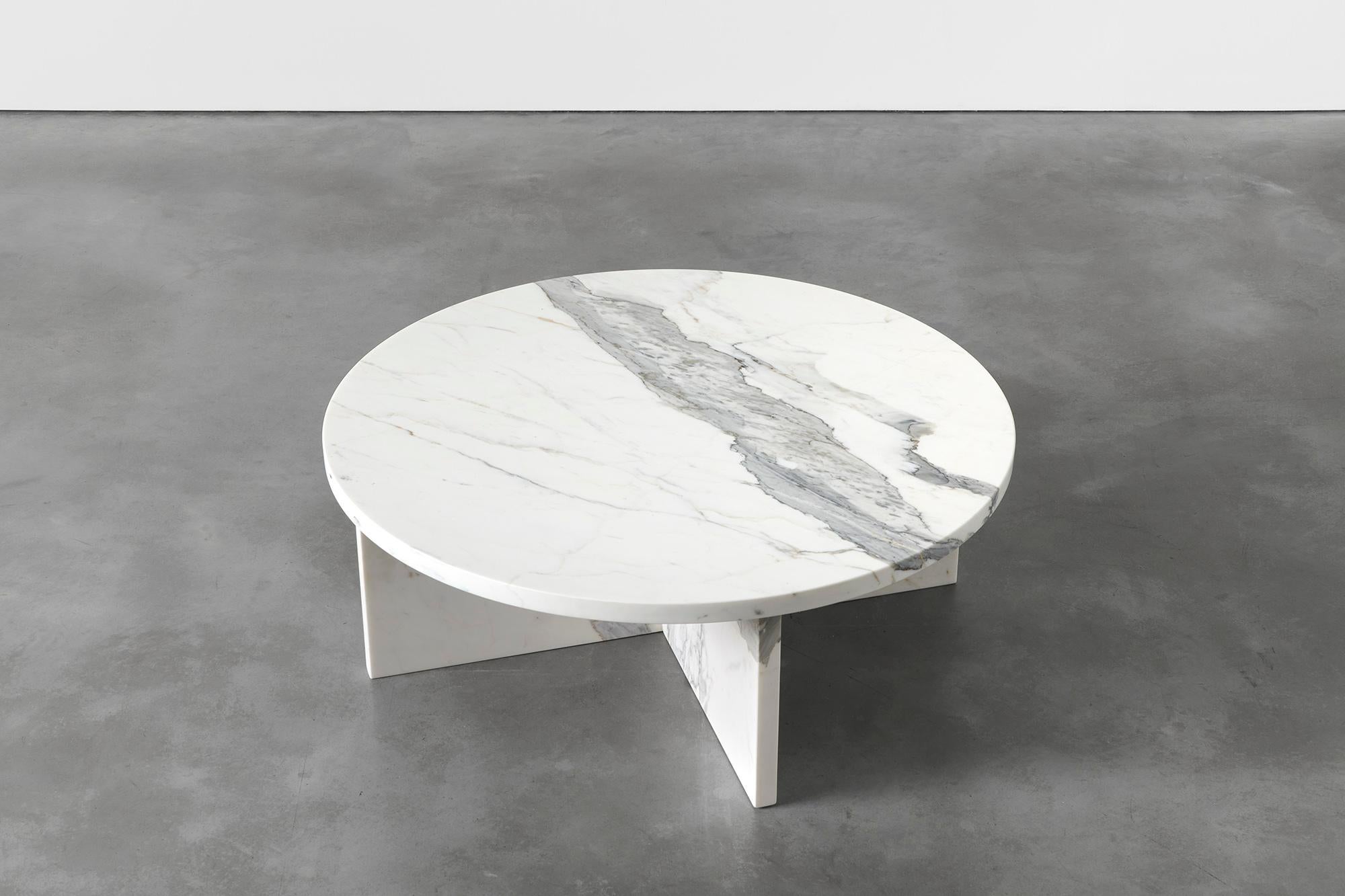 Stone Rosa 90 Coffee Table by Agglomerati For Sale