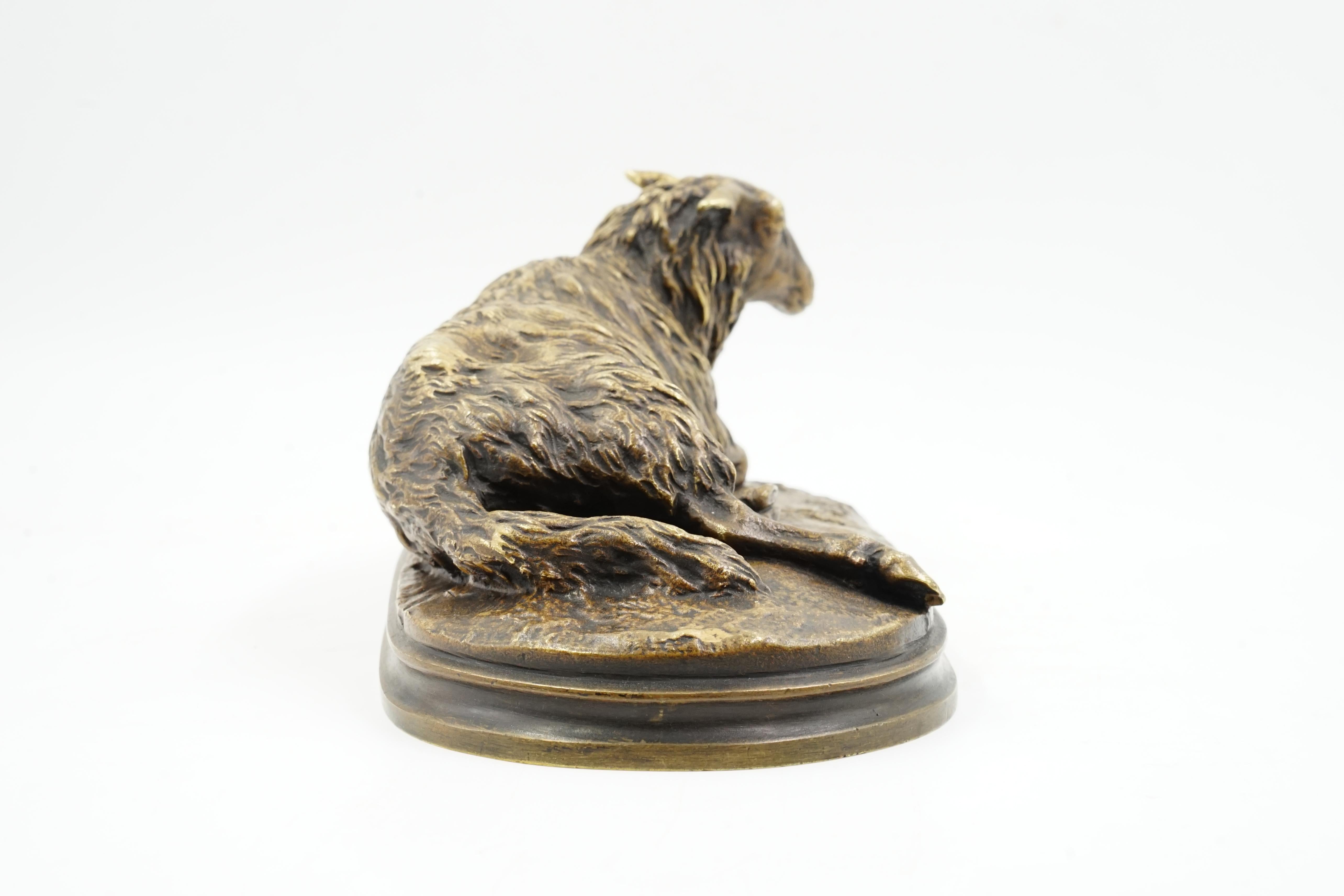 Fin du XIXe siècle Sculpture en bronze Rosa bonheur