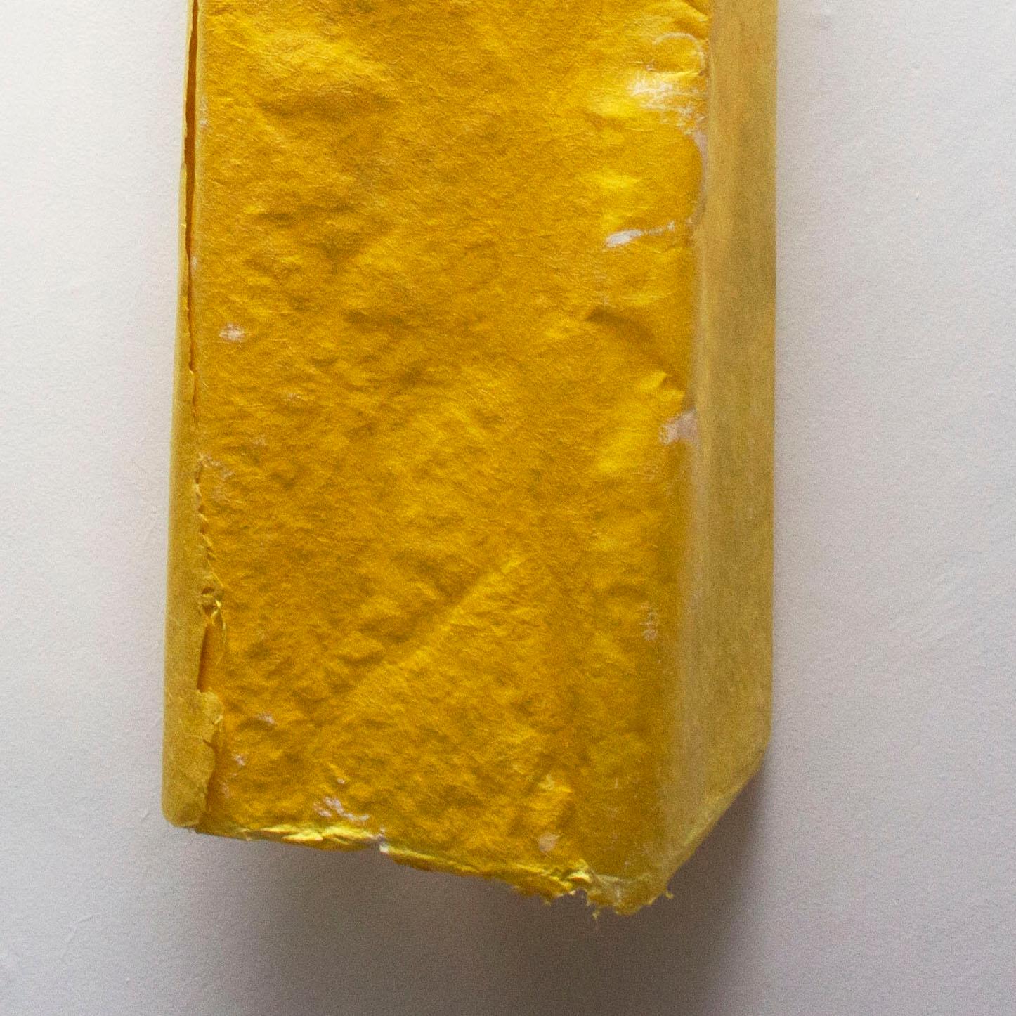 Doble-Kreuz, Strukturvariablen (amarillo) (Grau), Abstract Sculpture, von Rosa Brun