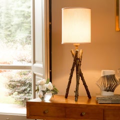 Rosa Canina brass table lamp