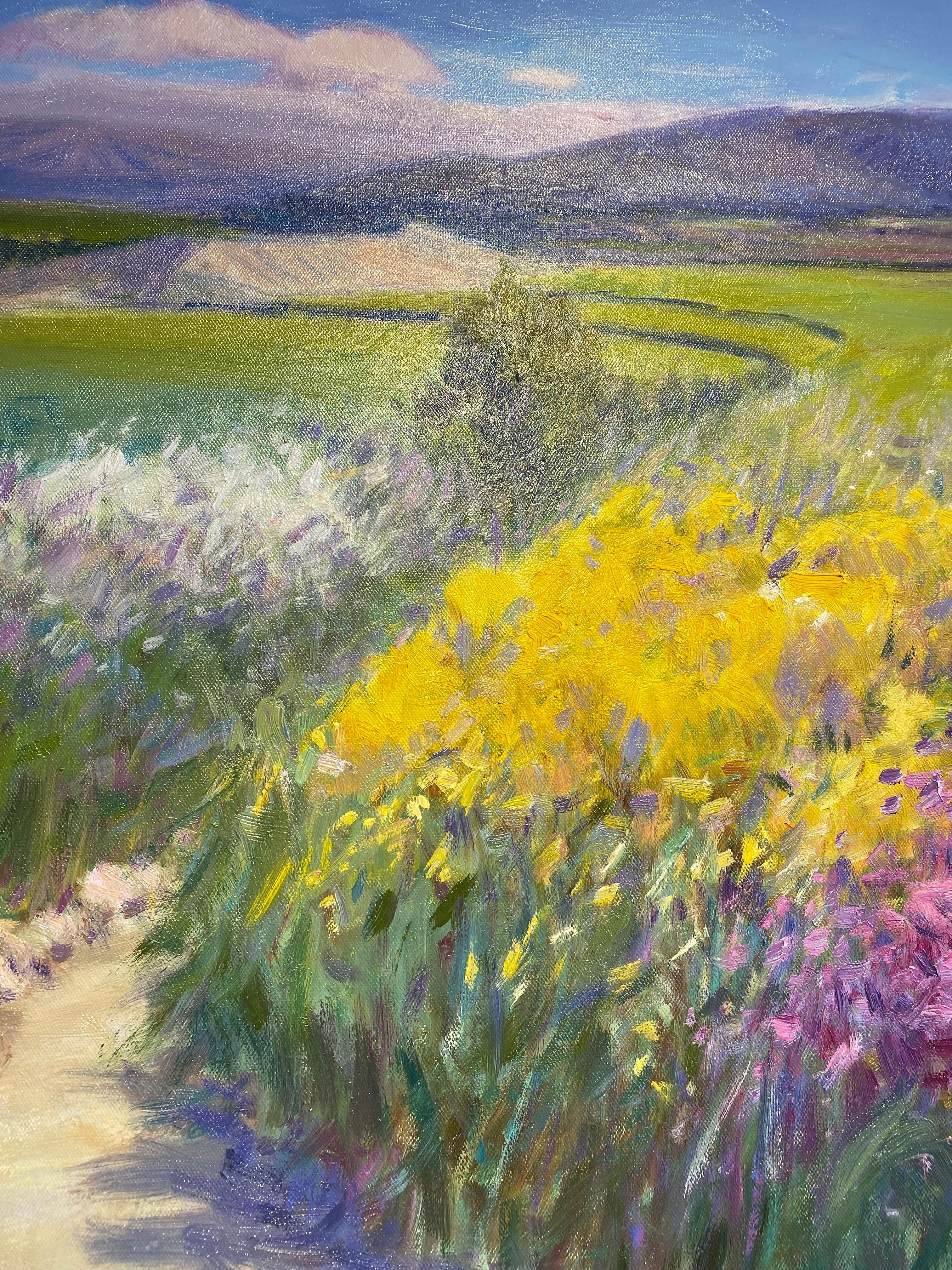 flowers landscape paintings