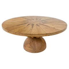 Rosa Dei Venti Table by Mario Ceroli, Mobili Nella Valle, Poltrona, 1970s