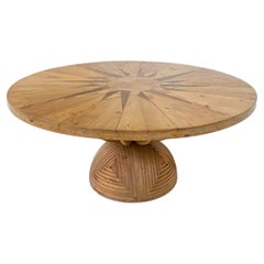 Rosa Dei Venti Table by Mario Ceroli, Mobili Nella Valle, Poltrona, 1970s