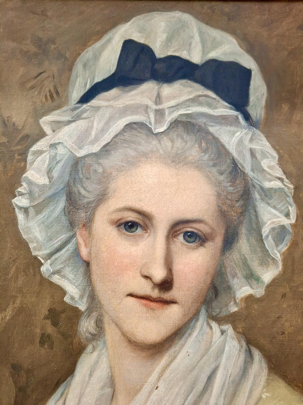 Das Porträt einer Dame – Painting von Rosa Koberwein