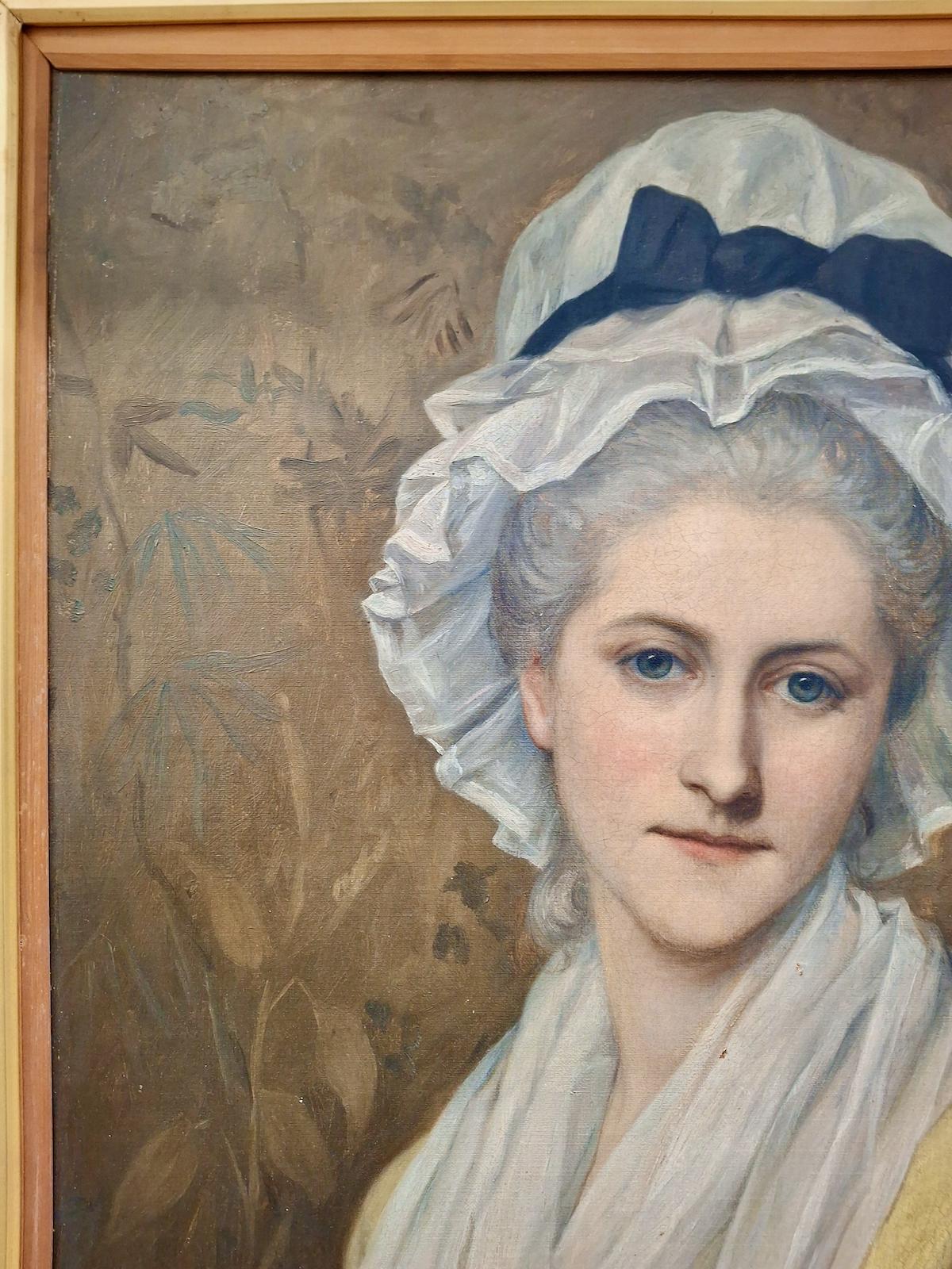 Das Porträt einer Dame (Englische Schule), Painting, von Rosa Koberwein
