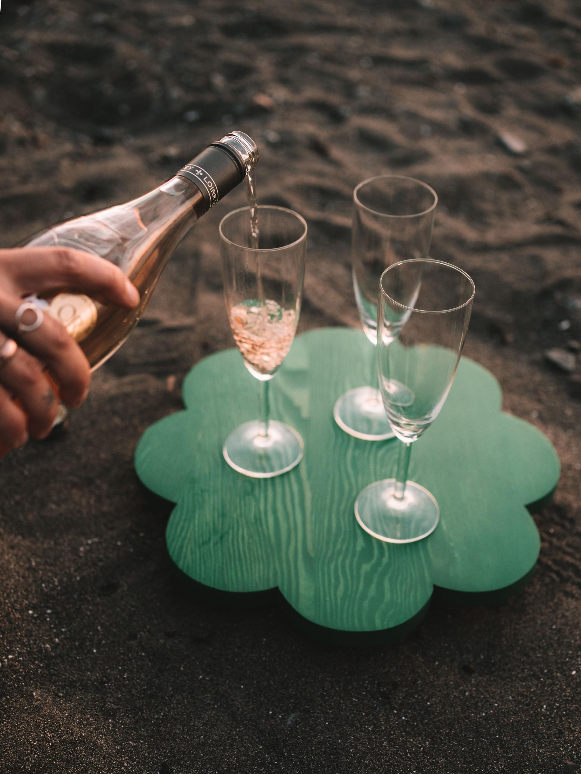 ROSA Lazy Susan - Handcrafted in Canada by Le Tenon & la Mortaise For Sale 2