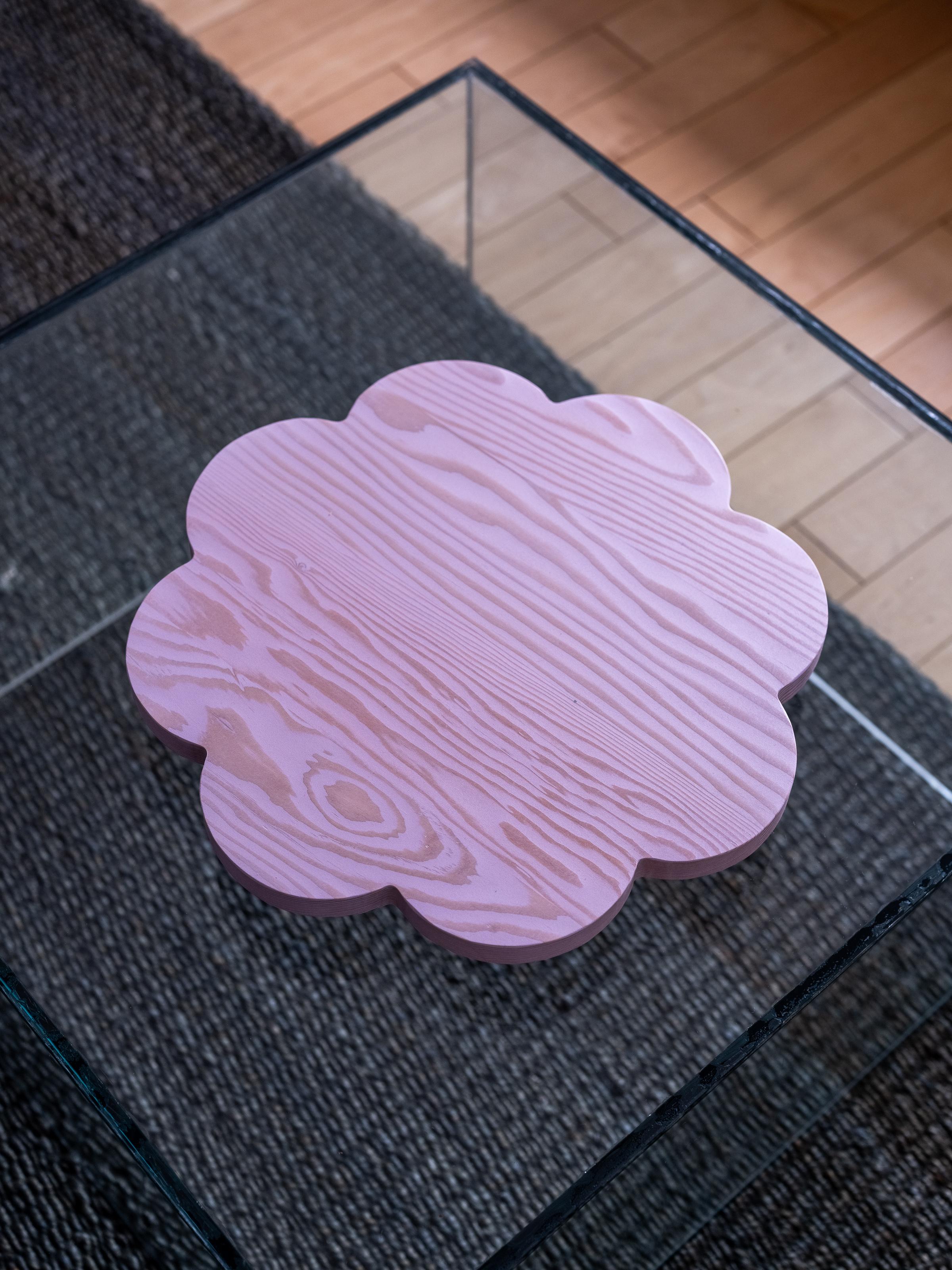 ROSA Lazy Susan - Handcrafted in Canada by Le Tenon & la Mortaise In New Condition For Sale In Saint-André-de-Kamouraska, CA