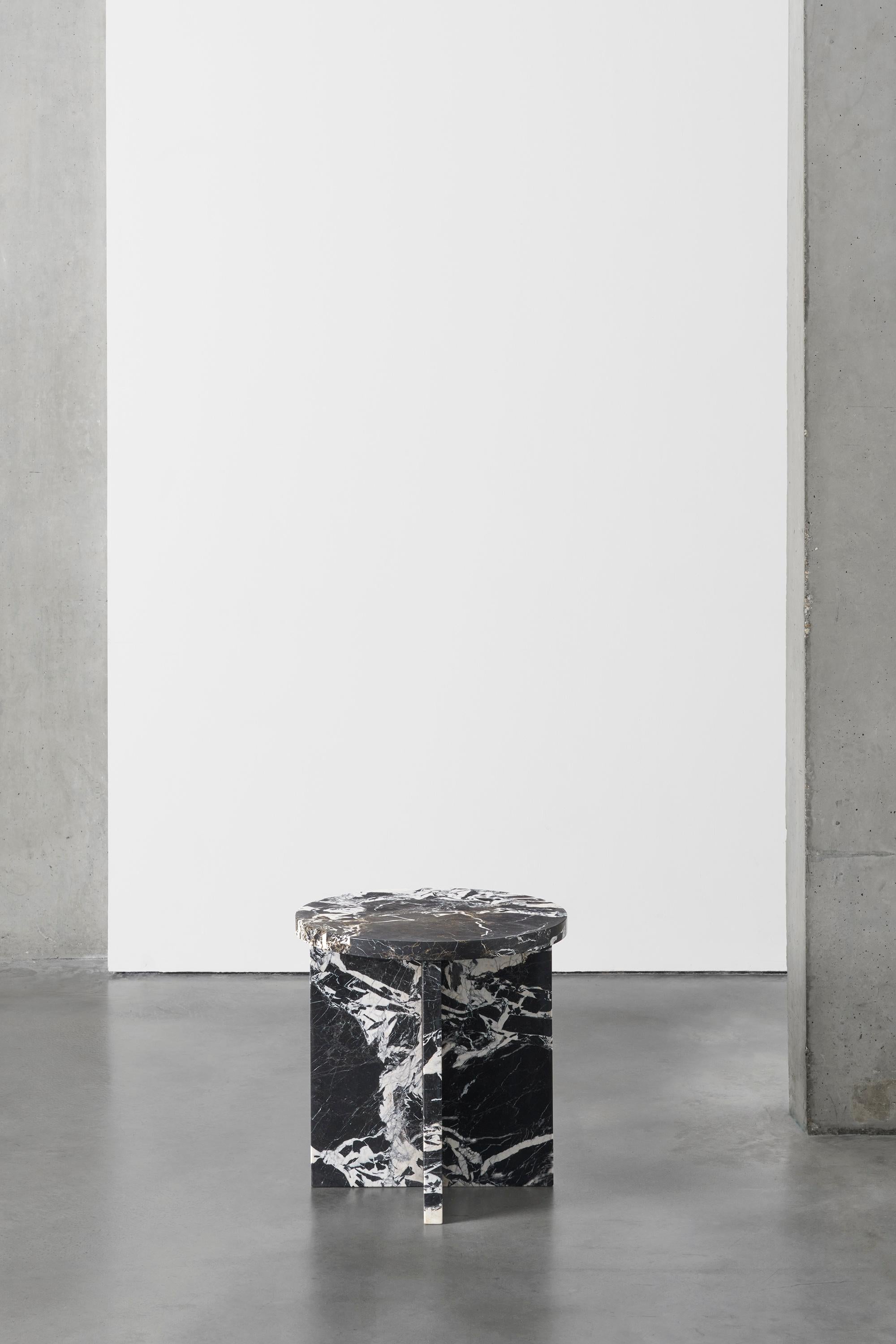 Rosa Marble Side Table by Agglomerati In New Condition In Geneve, CH