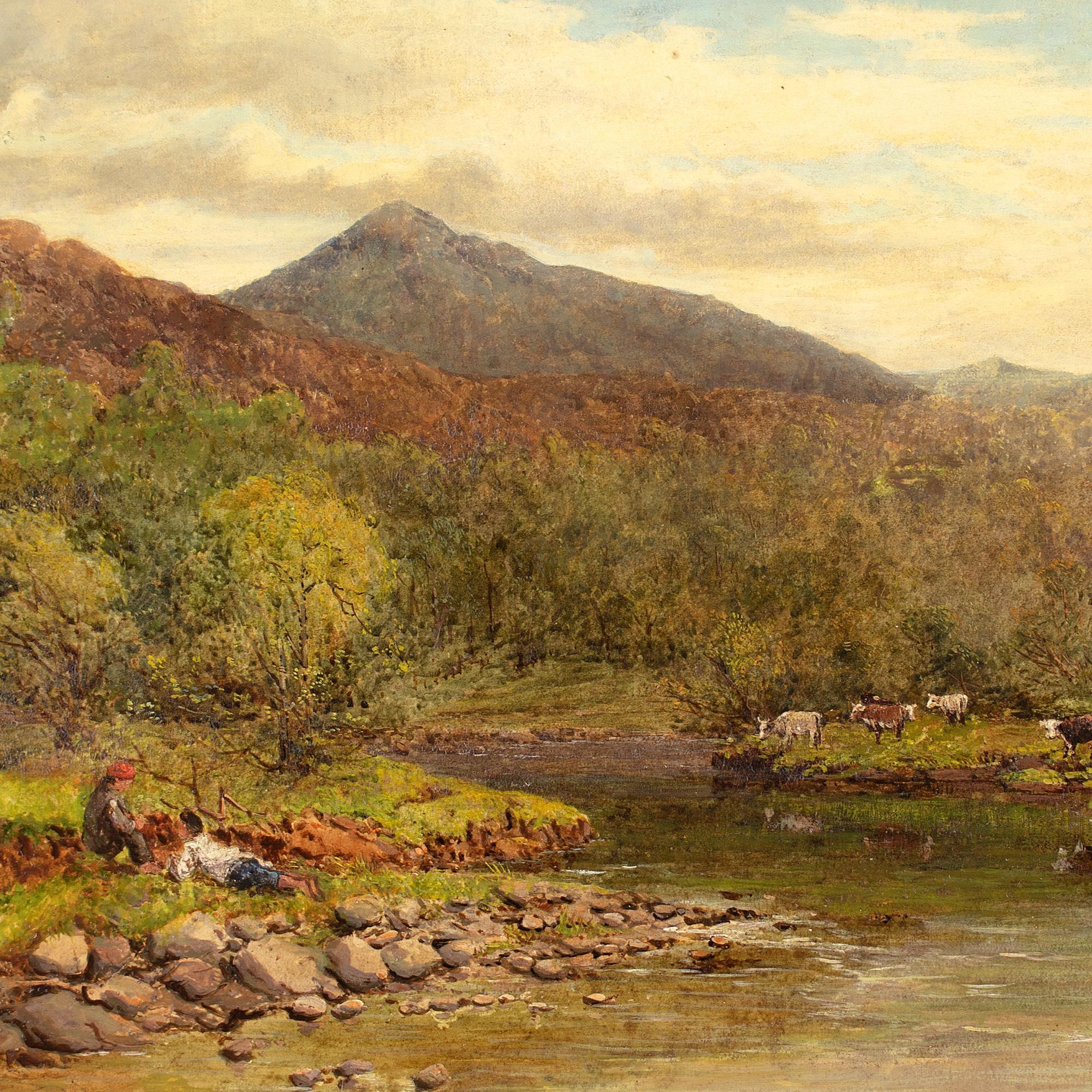 Rosa Müller, Moel Siabod From The Llugwy River, Snowdonia, North Wales For Sale 4