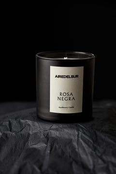 Rosa Negra, Black Glass Scented Candle