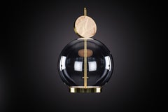 Rosa Pendant Medium by Marc Wood. Marble, Glass & Brass Decorative Handmade Lamp