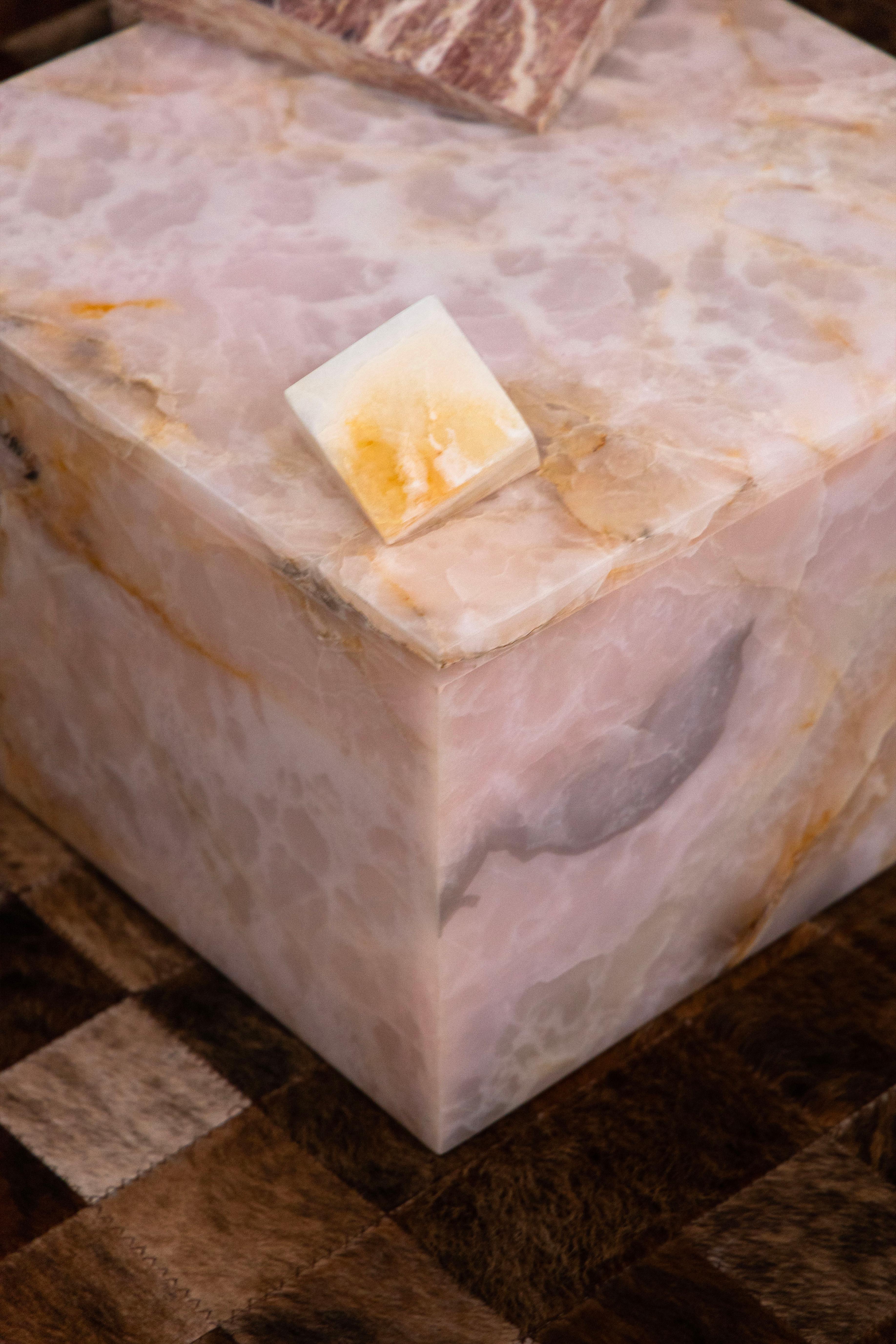 Crystal coffee table, more of a rare discovery than a crafted piece, embodies the geometric harmony found deep within the Earth’s elements. Our Crystal Coffee Table is a rare gem that was discovered rather than de-signed. Its shape draws inspiration