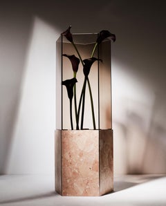 Rosa Perlino Pentagonal Narcissus 2017 Vase by Tino Seubert