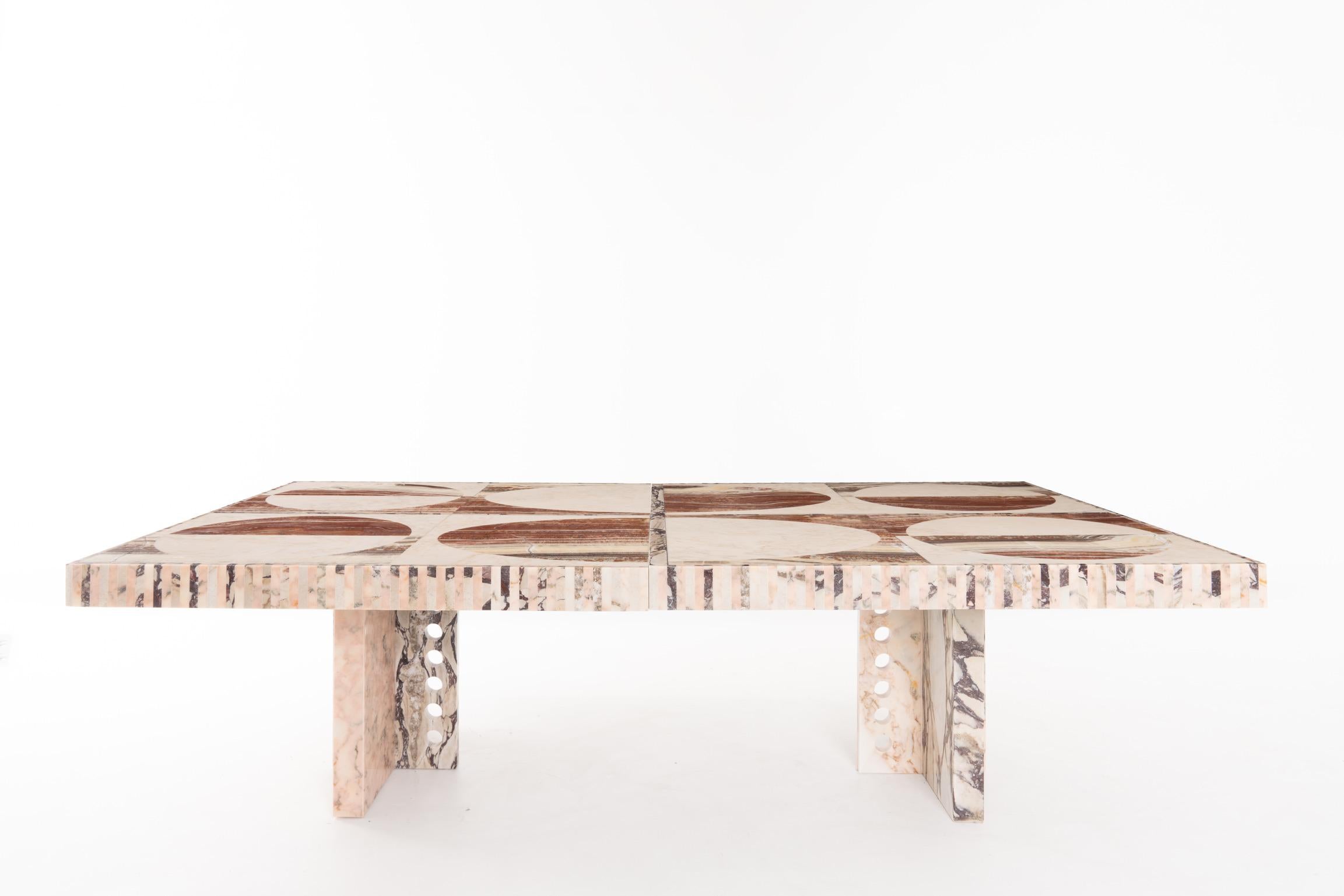 Poli Table de salle à manger Ping Pong Rosa Portogallo à 12 places en vente