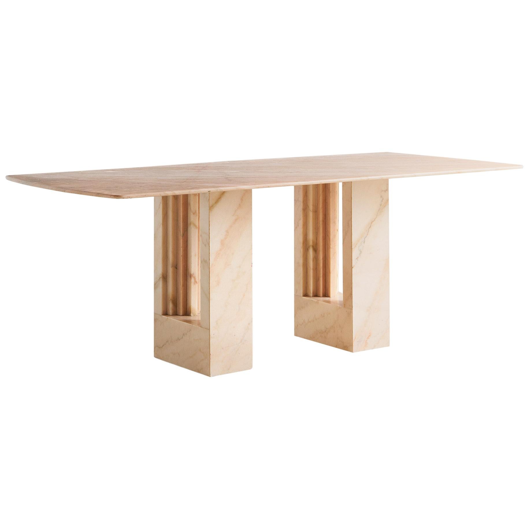 Rosa Portuguese Marble Dining Table