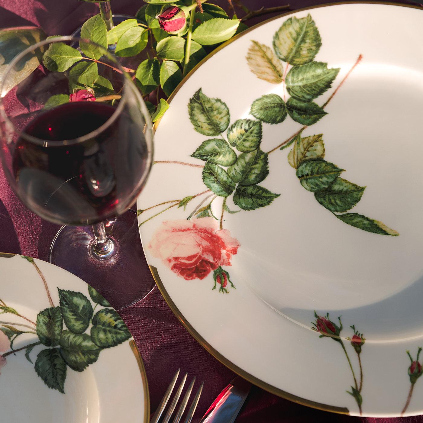 Contemporary Rosa Rossa Collection Service Plate For Sale