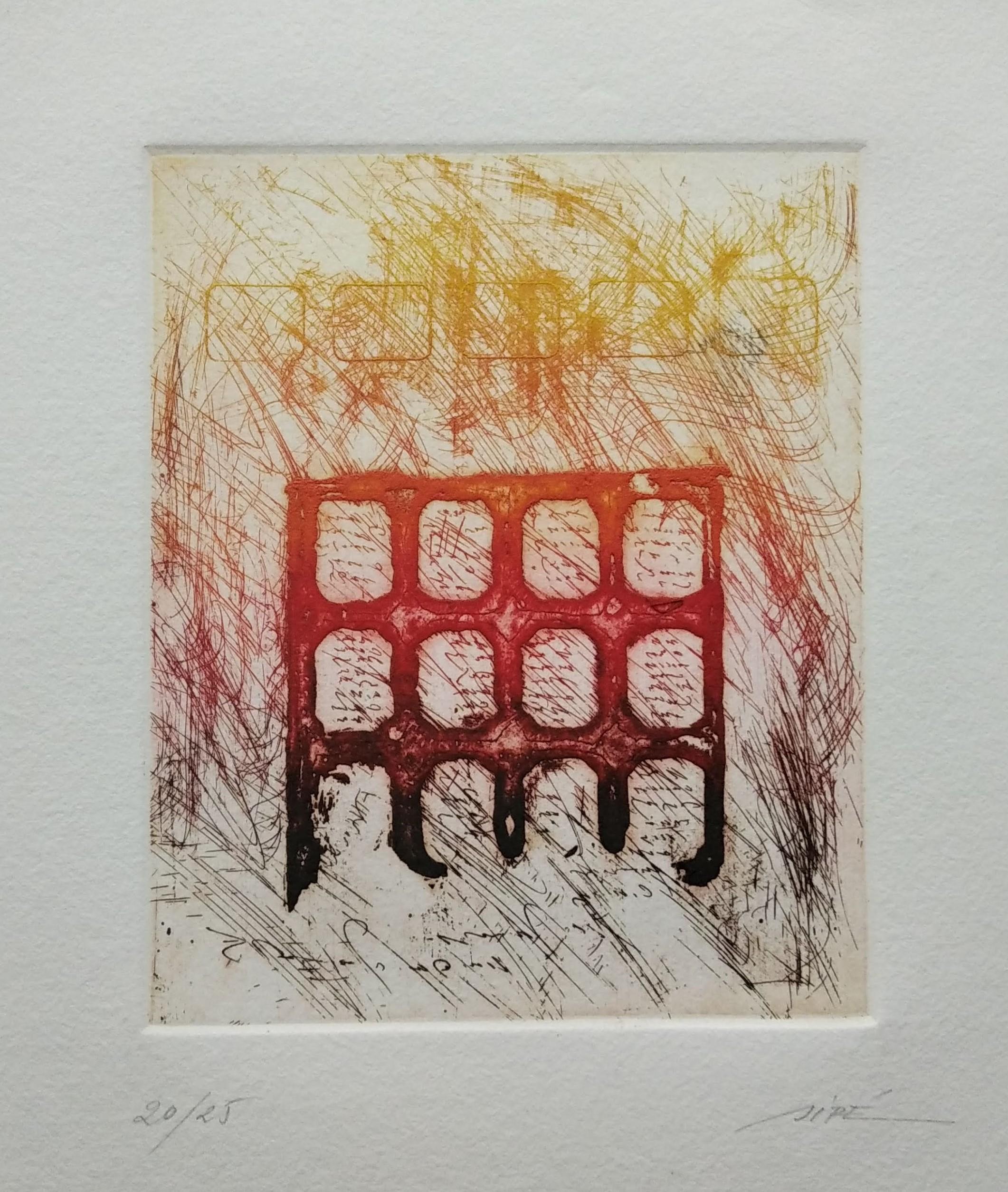 Untitled - Abstract Print by Rosa Siré