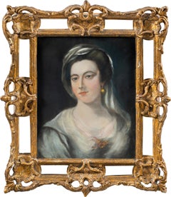 Follower Rosalba Carriera (Venedig) – Figurenmalerei des 18. Jahrhunderts – Porträt