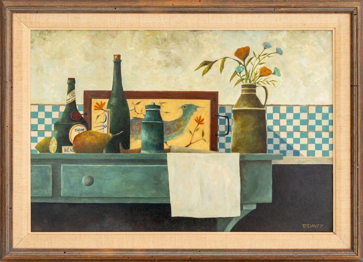 Rosaleen Davey Interior Painting - Still Life Scene