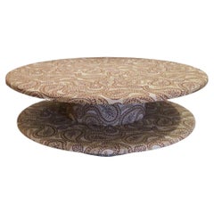 Rosalie 100 Coffee Table in MDF Board, Pine Wood and Fabric by POPUS EDITIONS