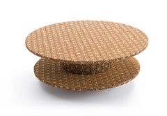Rosalie 70 Coffee Table in MDF Board, Pine Wood and Fabric by POPUS EDITIONS