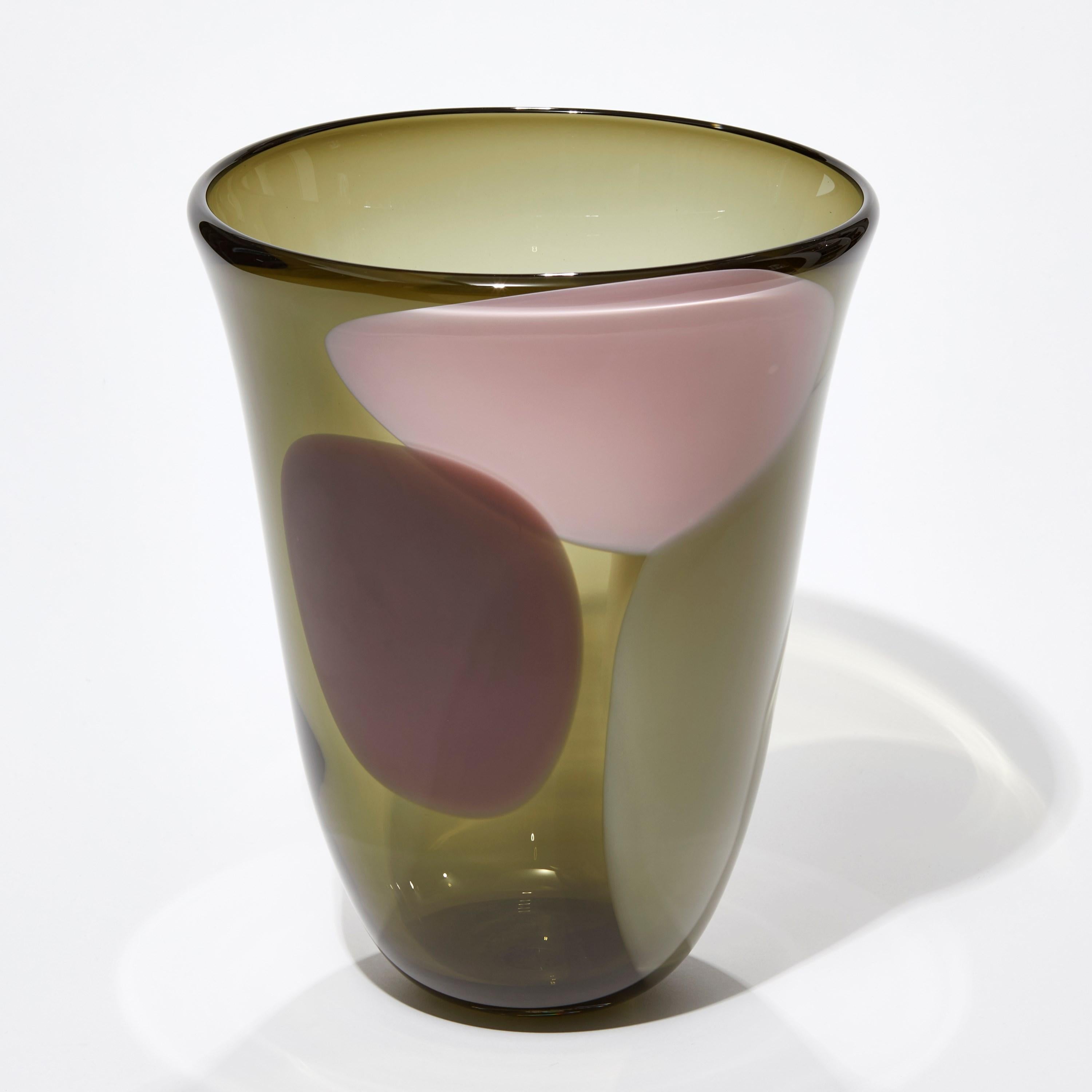 'Rosalie', from the Hortus Poetica Collection, is a unique glass sculptural vessel by the Swedish artist, Gunnel Sahlin.

Sahlin’s current passions include exploring the limits of glass materiality, colour, form and light taking her inspiration