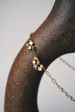 Armband „Rosalie“ aus 18-karätigem Gelbgold mit Diamanten von Alma Sophia