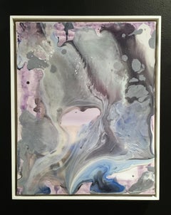 Low Tide, acrylic on canvas, framed