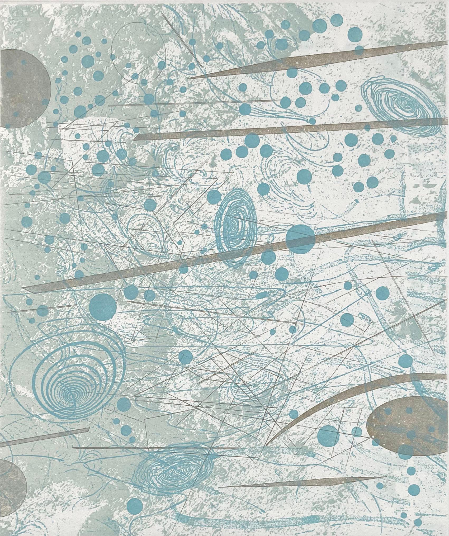 Rosalyn Richards Abstract Print - Ebb and Flow, by Rosalyn RIchards