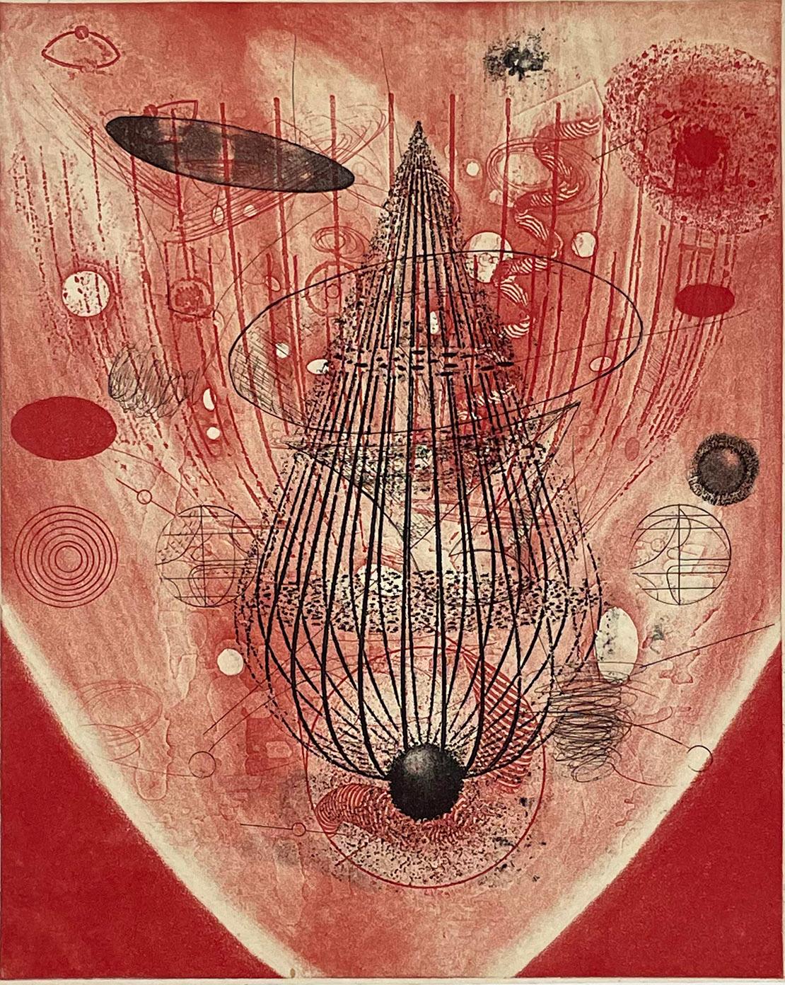 Firmado, titulado y numerado a lápiz por el artista.
Tamaño de la imagen: 8 x 6,5 pulgadas

Rosalyn Richards es miembro de la facultad de arte de la Universidad de Bucknell desde 1982. Las imágenes de la física de partículas, la fotografía por