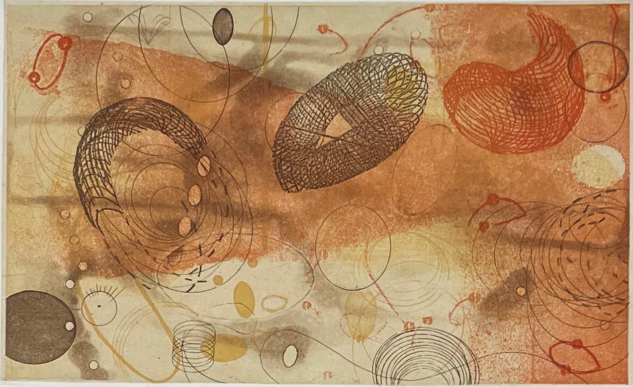 Rosalyn Richards Abstract Print - Time Travel, by Rosalyn RIchards