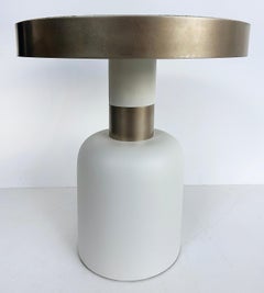 Rosana Cavalheiro Aftefacto "Branti" Side Table, Inset Marble Top