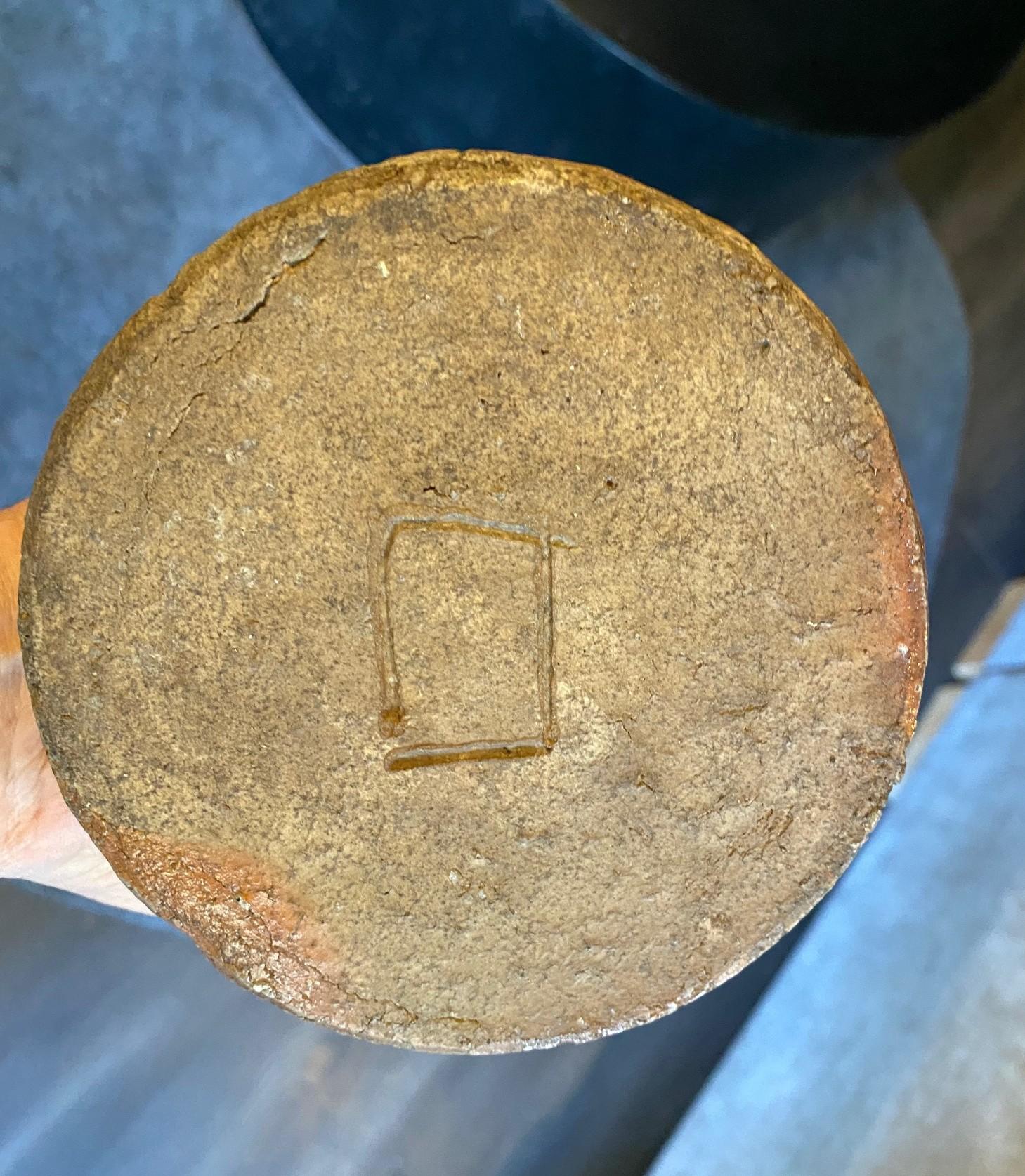 Rosanjin Kitaoji Signed Japanese Bizen Pottery Vase & Original Signed Sealed Box For Sale 10