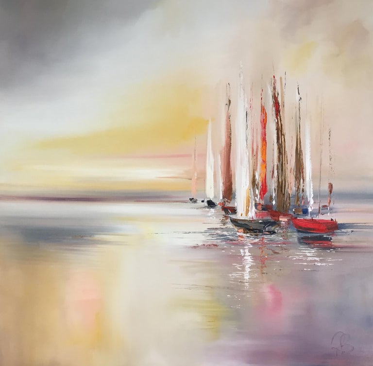 Rosanne Barr - Yachts resting at the Bay abstract sea ... Rosanne Barr - Yachts resting at the Bay abstract sea ...