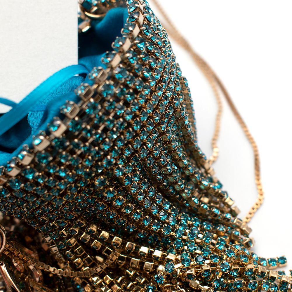 Women's or Men's Rosantica Baby Ghizlan Mini crystal-embellished satin bag
