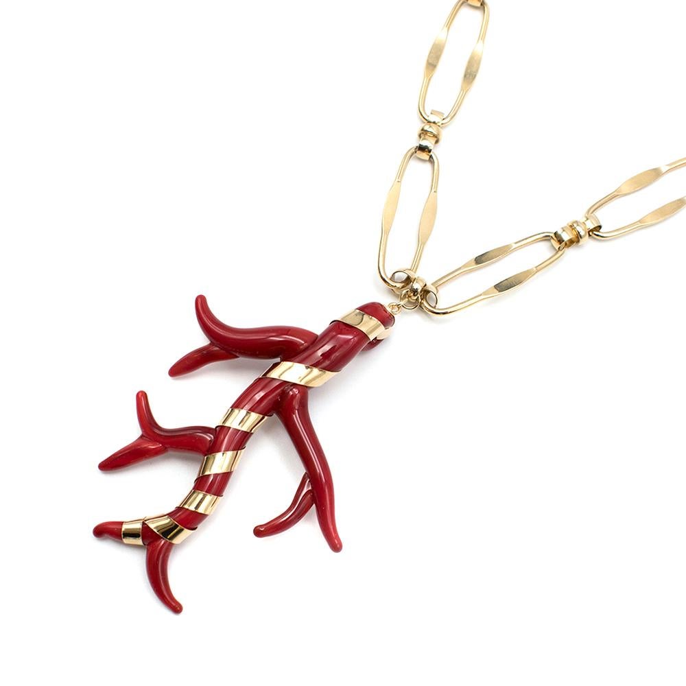 Rosantica Isola gold-tone and resin necklace

Resin Design detailing 
Gold-tone chain
Lobster clasp fastening
Comes in a drawstring pouch

Please note, these items are pre-owned and may show some signs of storage, even when unworn and unused. This