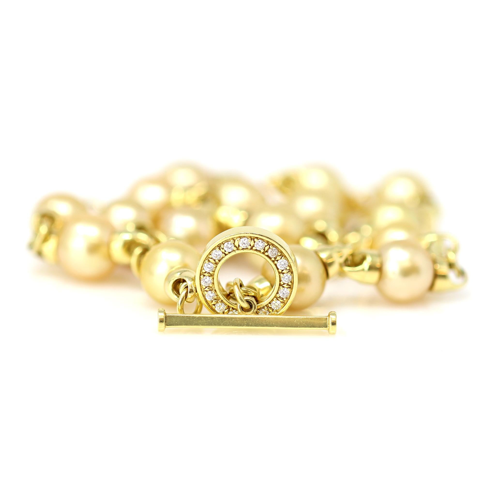 natural gold pearl