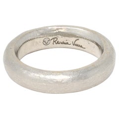 Rosaria Varra Platinum Band Ring