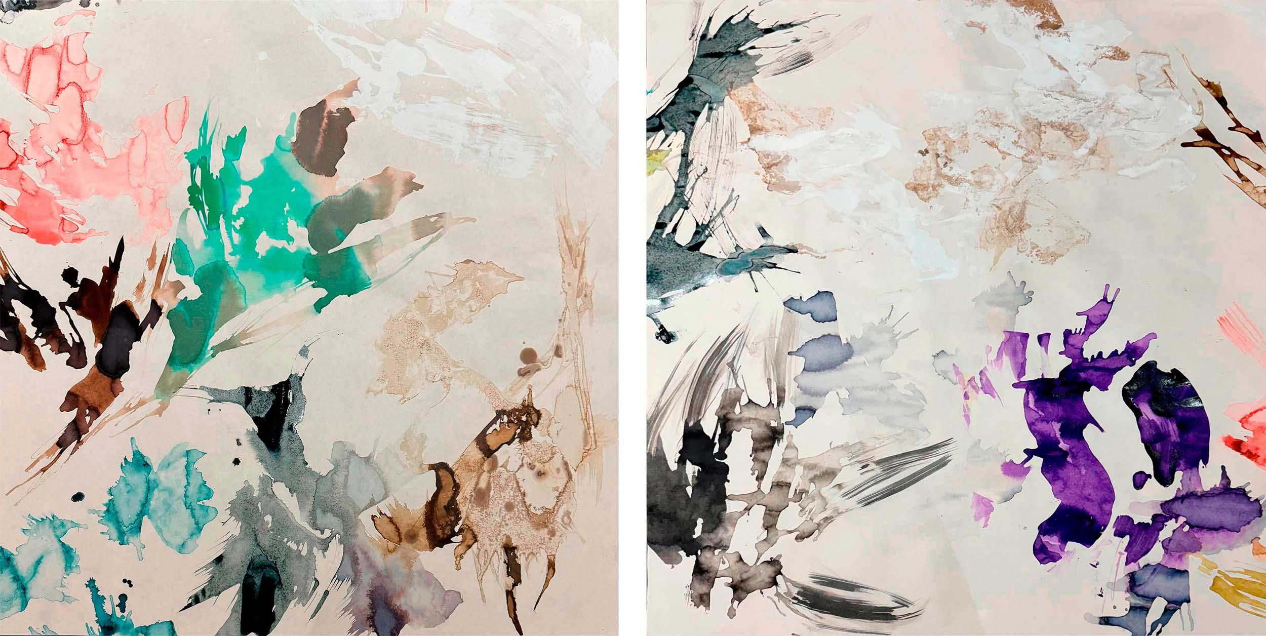 Liquid Life N4 and N2, Diptych. From the series Liquid Life