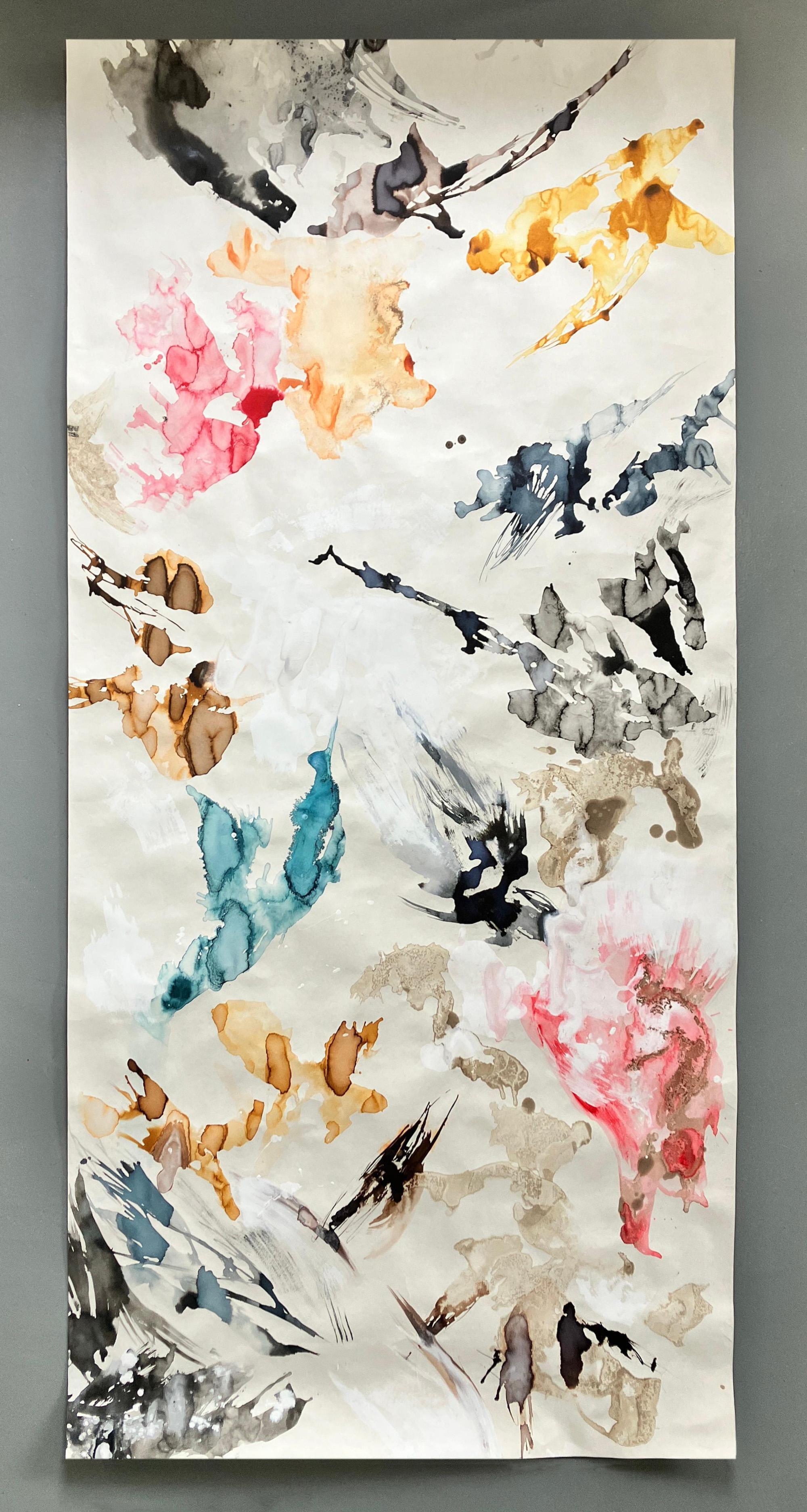 Liquid Life N7. Aus der Serie Liquid Life – Painting von Rosario Briones