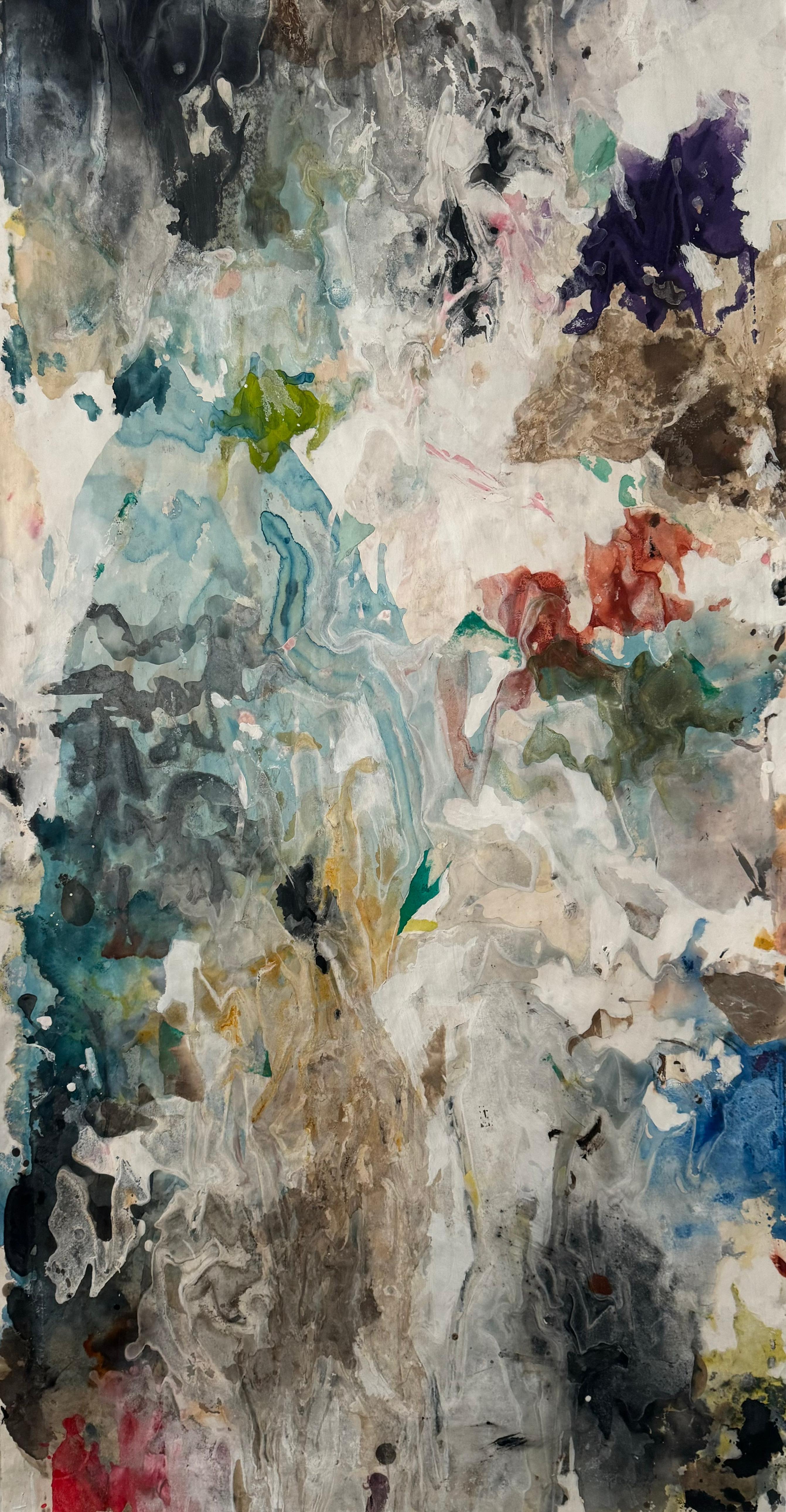 Rosario Briones Abstract Painting – Liquid Life Serie n10. Aus der Serie Liquid Life
