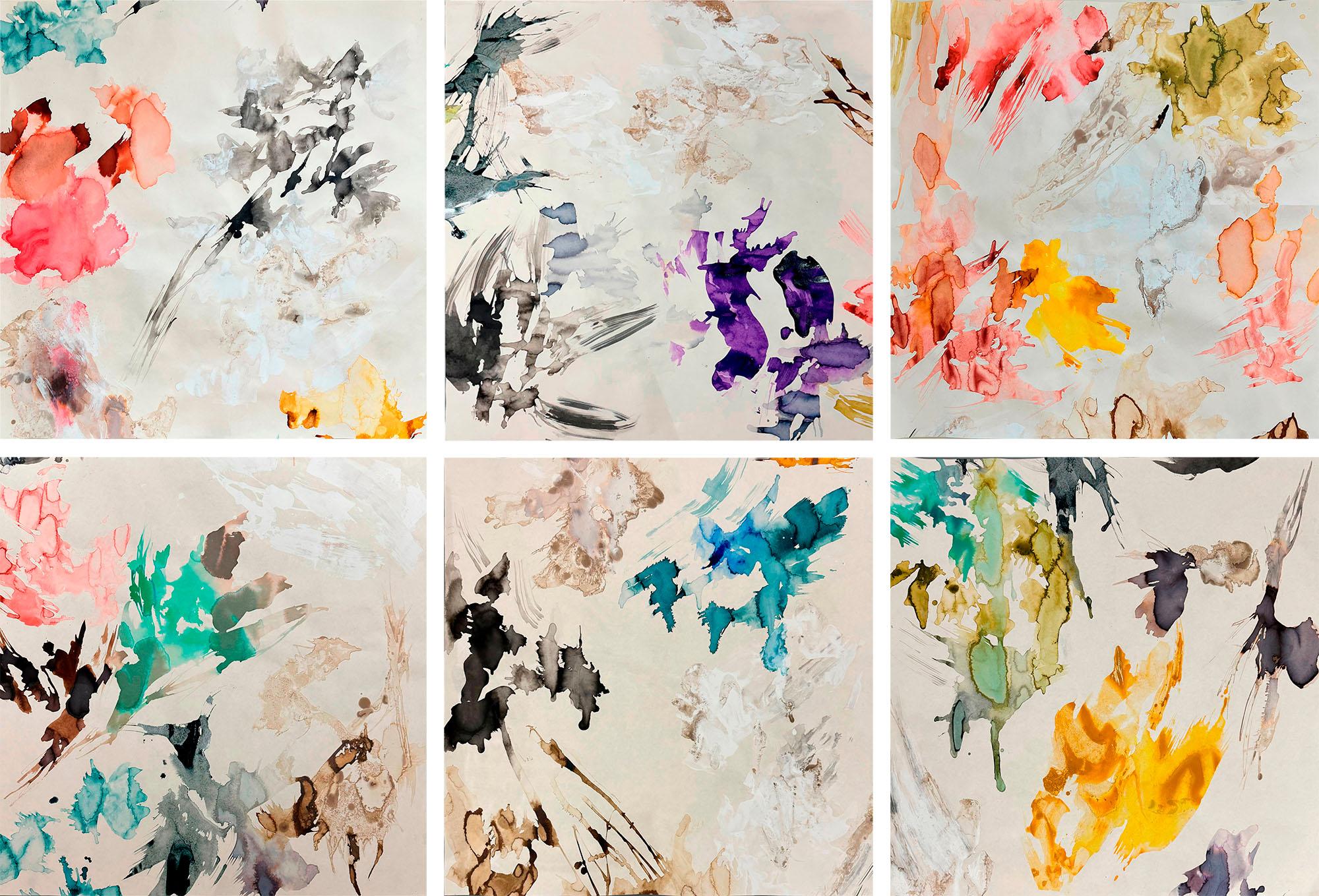 Set of 6 Liquid Life. From the series Liquid Life