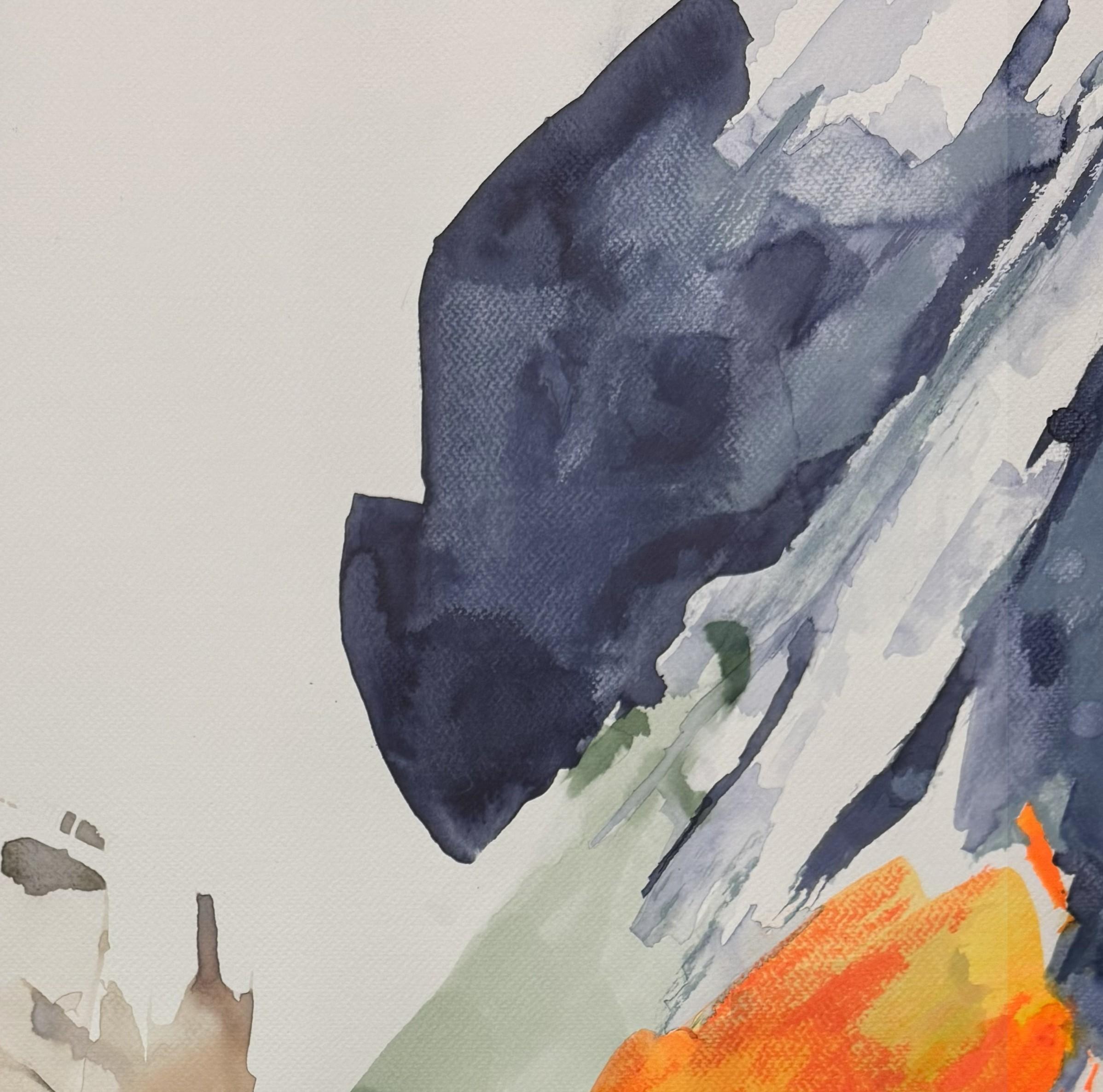 Série Impermanence n16. De la série Impermanence - Painting de Rosario Briones
