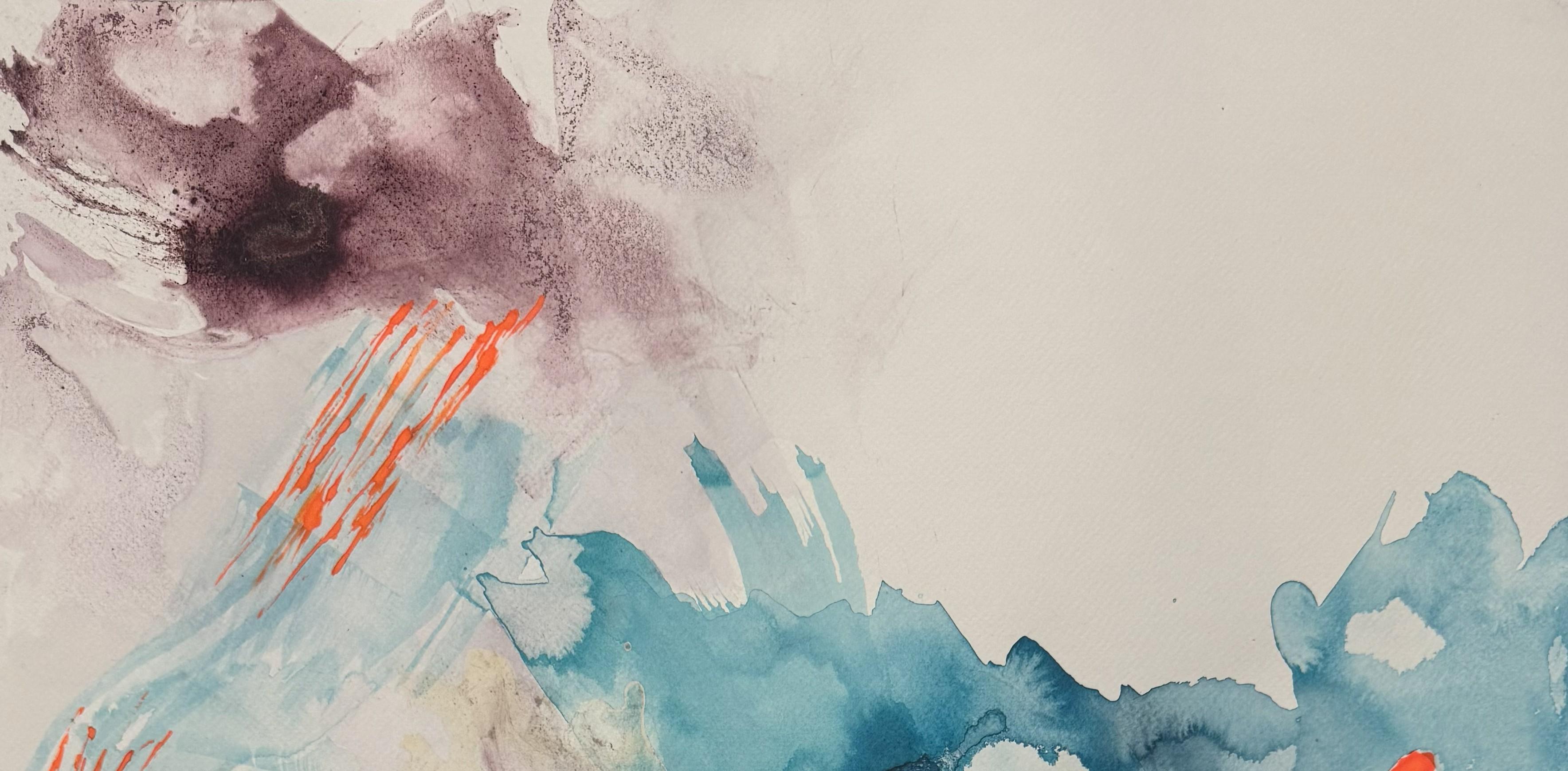 Impermanence Series n19. From Impermanence series - Abstract Mixed Media Art by Rosario Briones