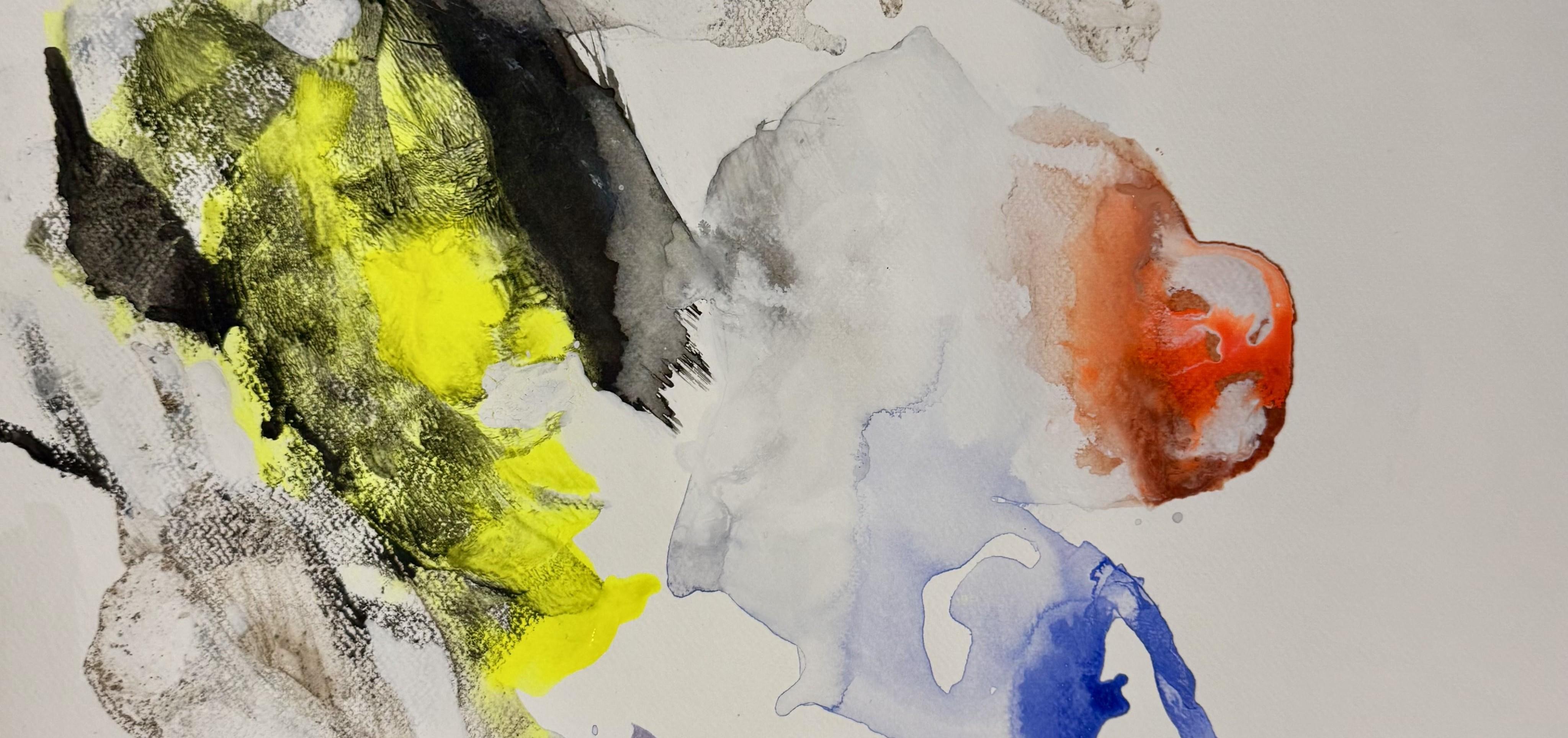 Serie Impermanence n20. Dalla serie Impermanence - Painting Astratto di Rosario Briones