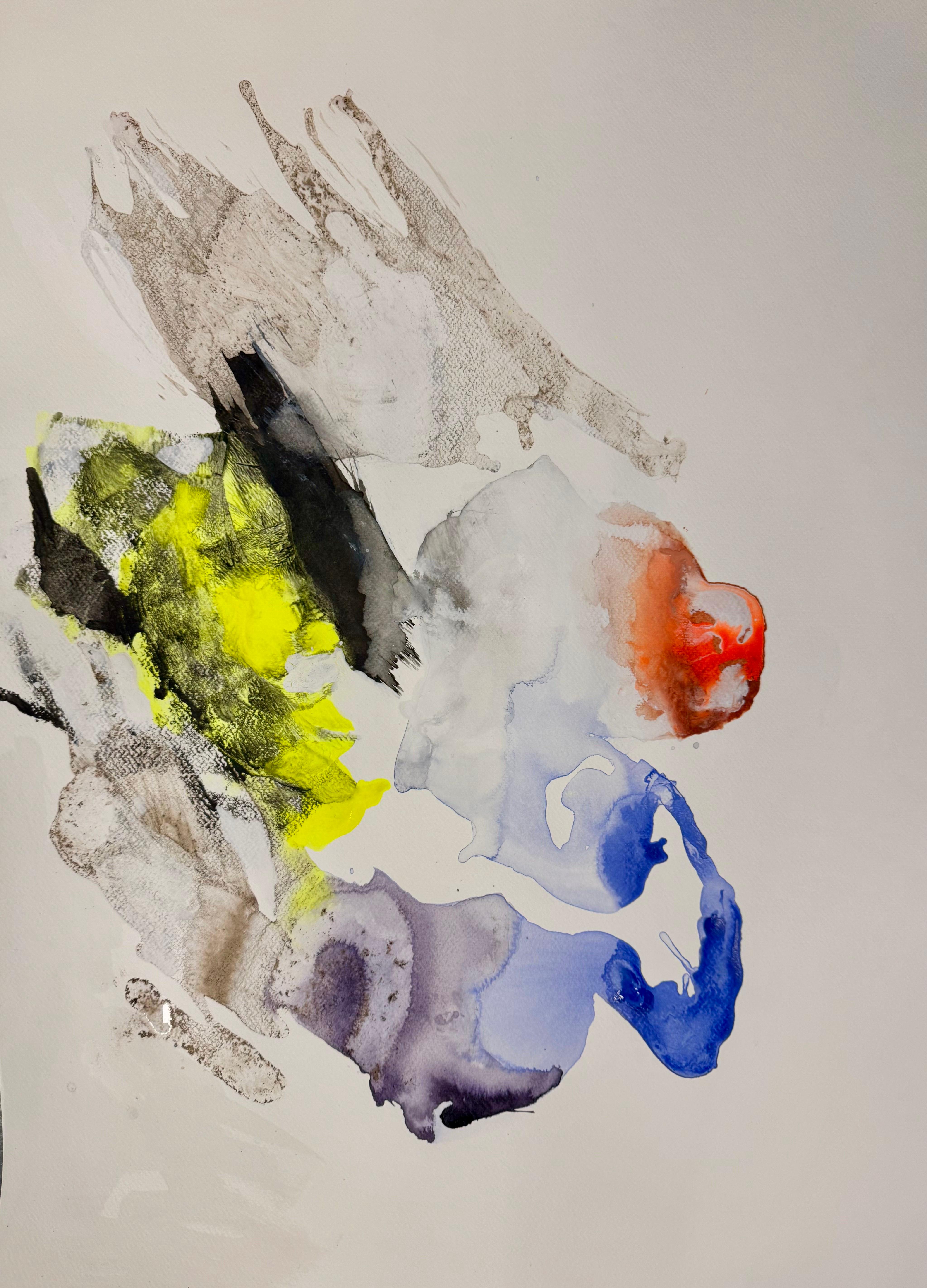 Abstract Painting di Rosario Briones - Serie Impermanence n20. Dalla serie Impermanence
