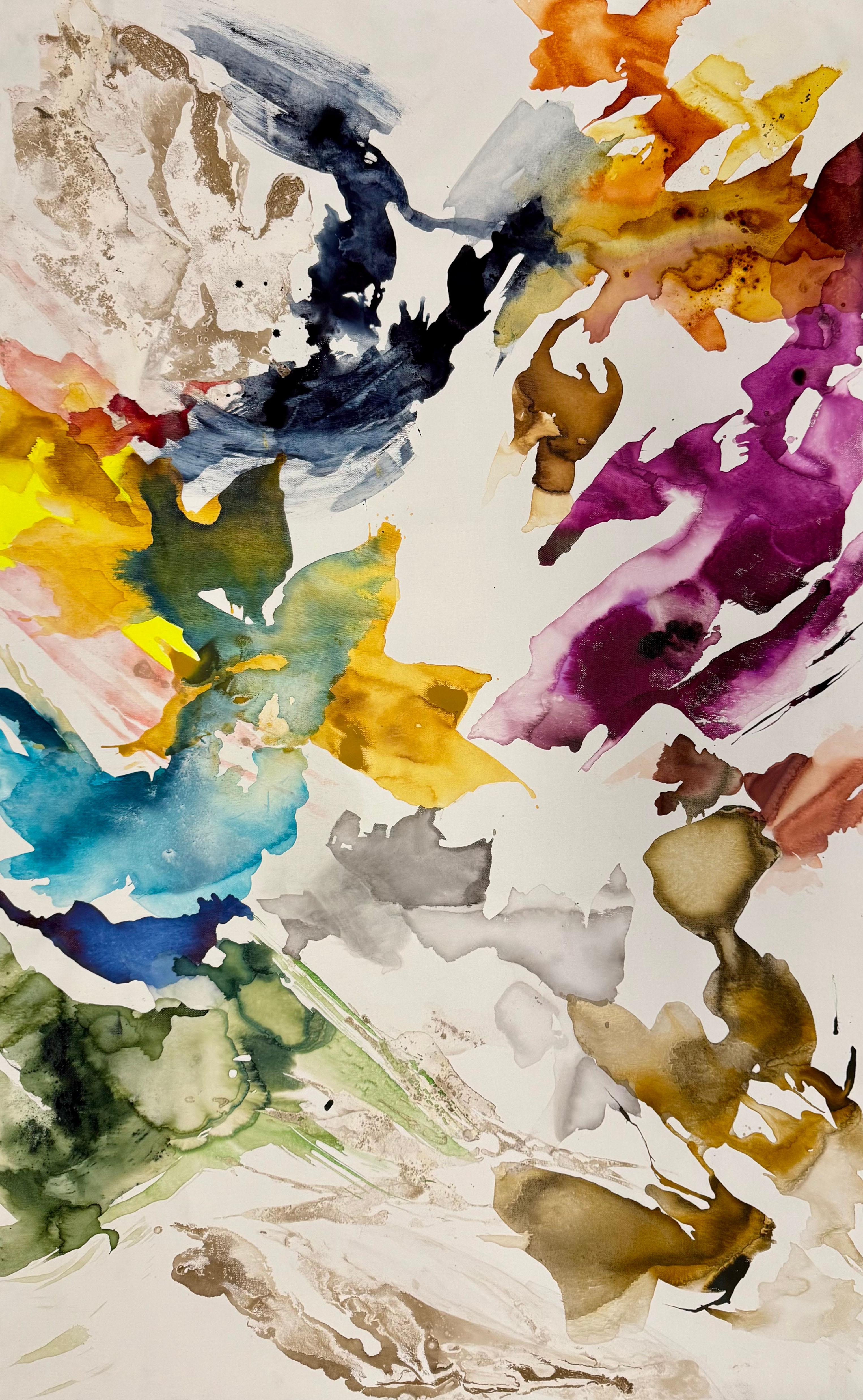 Impermanence Series n7 et n6, Diptyque, 2025 par Rosario Briones
De la série Impermanence
Encres, pigments naturels et bitume sur toile
Dimensions totales : 165 H x 208 L cm.
Taille individuelle : 165 H x 104 L cm.
Non encadré
Signé par