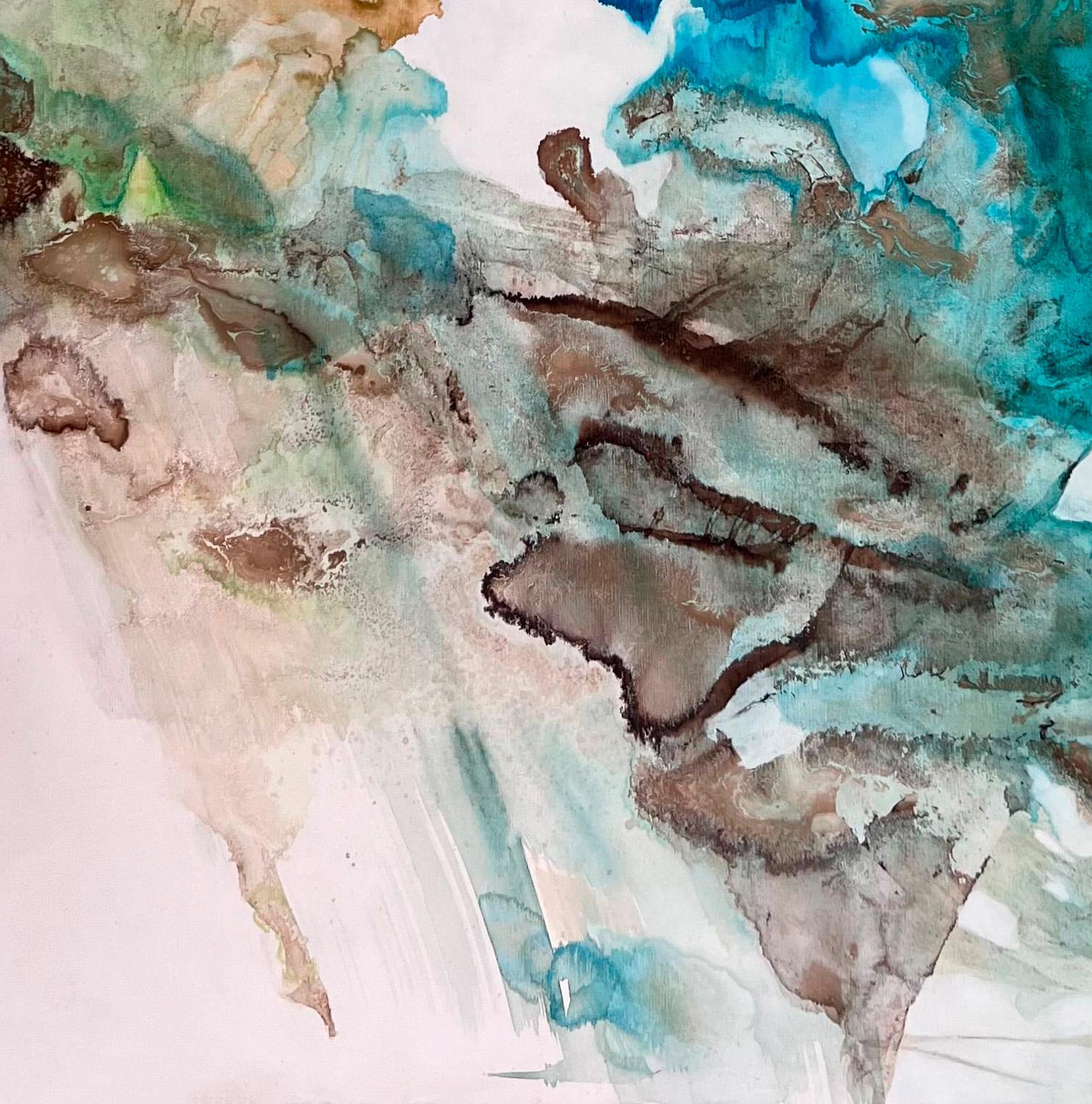 Serie Vida Líquida n5. Pintura abstracta en venta 2