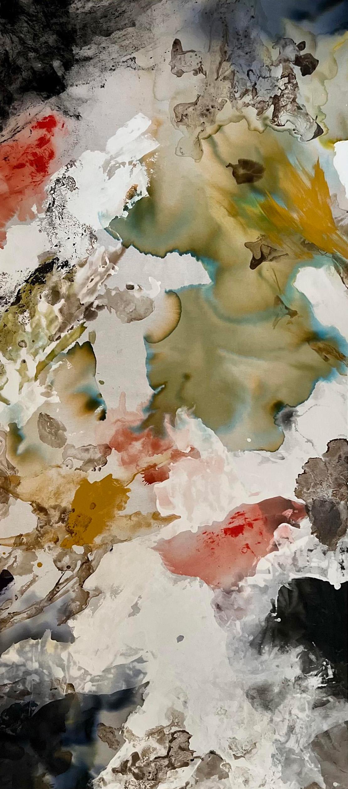 Rosario Briones Still-Life Painting – Liquid Life Serie n6. Abstrakte Malerei