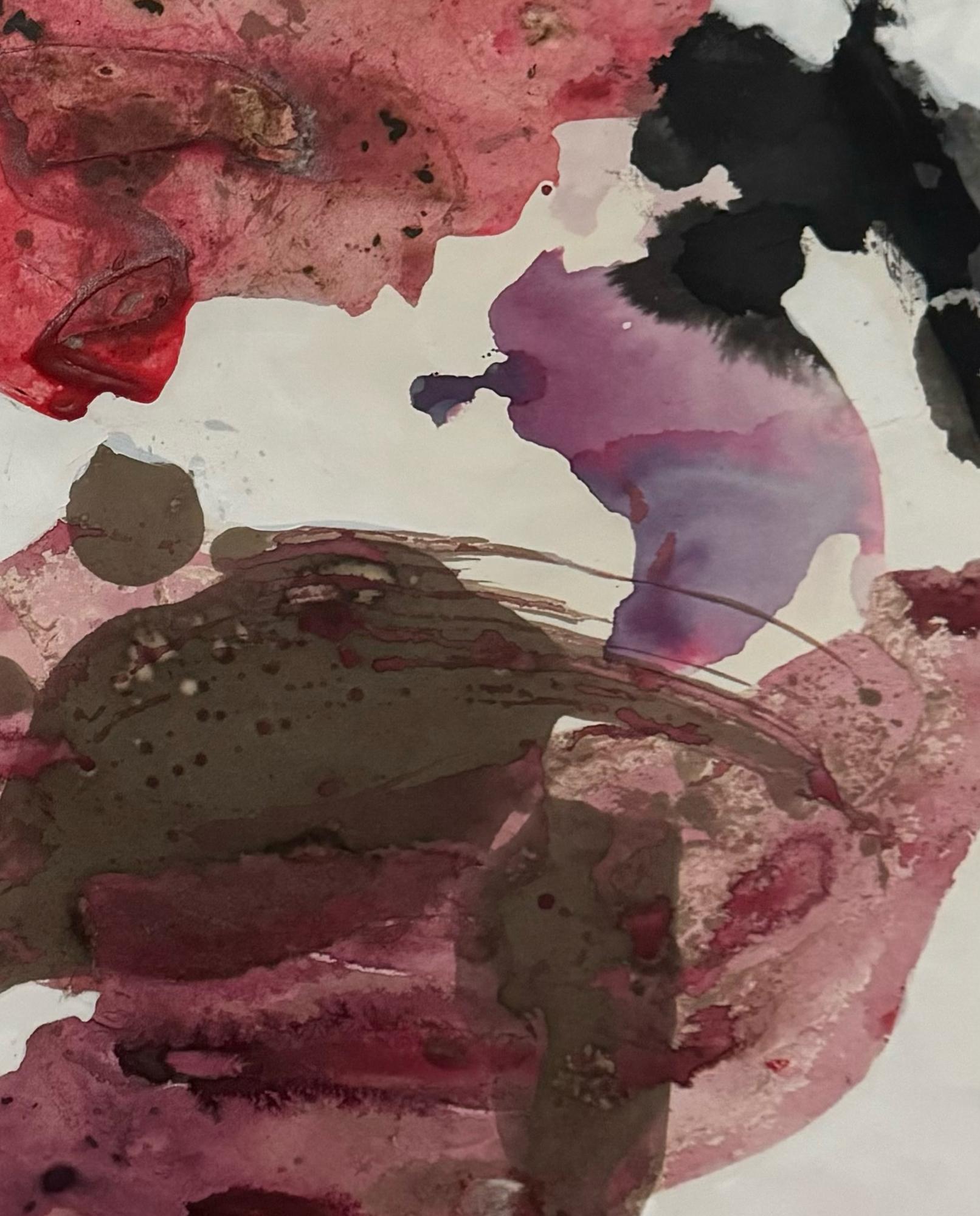 Série Natural Flow n13 De la série Natural Flow - Abstrait Painting par Rosario Briones